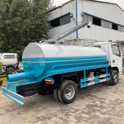 東風8噸吸糞車 山東廠家的專業選擇，搭載國六朝柴170馬力發動機